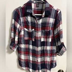 Forever 21 Flannel Shirt, Size Small